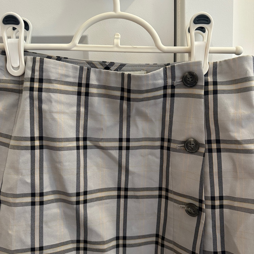 Aritzia Sunday Best Grey Plaid Mini Skirt Size 4 Women’s Yuri Skirt - Picture 6 of 10